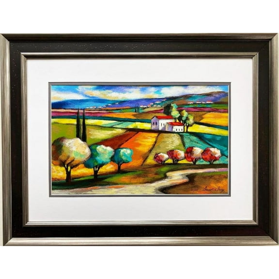Slava Brodinsky "Valley of Treasures" Framed Hand Signed & # Serigraph Art Generic