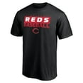 thumbnail image 2 of Men's Black Cincinnati Reds Gain Ground T-Shirt, 2 of 3