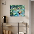 thumbnail image 3 of Lily Pad Dog Rustic Chic Farmhouse Canvas Wall Art by Art Remedy, White Floater Frame, 30"x24", 3 of 7