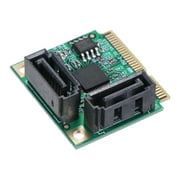 Apexeon Expansion Card, PCI-E to 2 Ports SATA3 Adapter Card, High Speed Transmission, Wide Compatibility