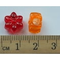 thumbnail image 3 of Flower Beads Hot Pink Pearl Large Hole Pony Beads Made in USA, 3 of 3
