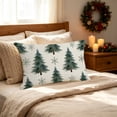 thumbnail image 5 of Tyidzon Christmas Pillow Covers 12 x 20 inch Xmas Tree Decorative Throw Pillow Covers, Soft Pillowcases Cushion Case for Couch Holiday Party Decor, 5 of 8