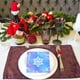 thumbnail image 5 of pstuiky Set de fiesta navideño con copos de nieve morados y azules: vasos de papel desechables para decoración de fiestas., 5 of 7