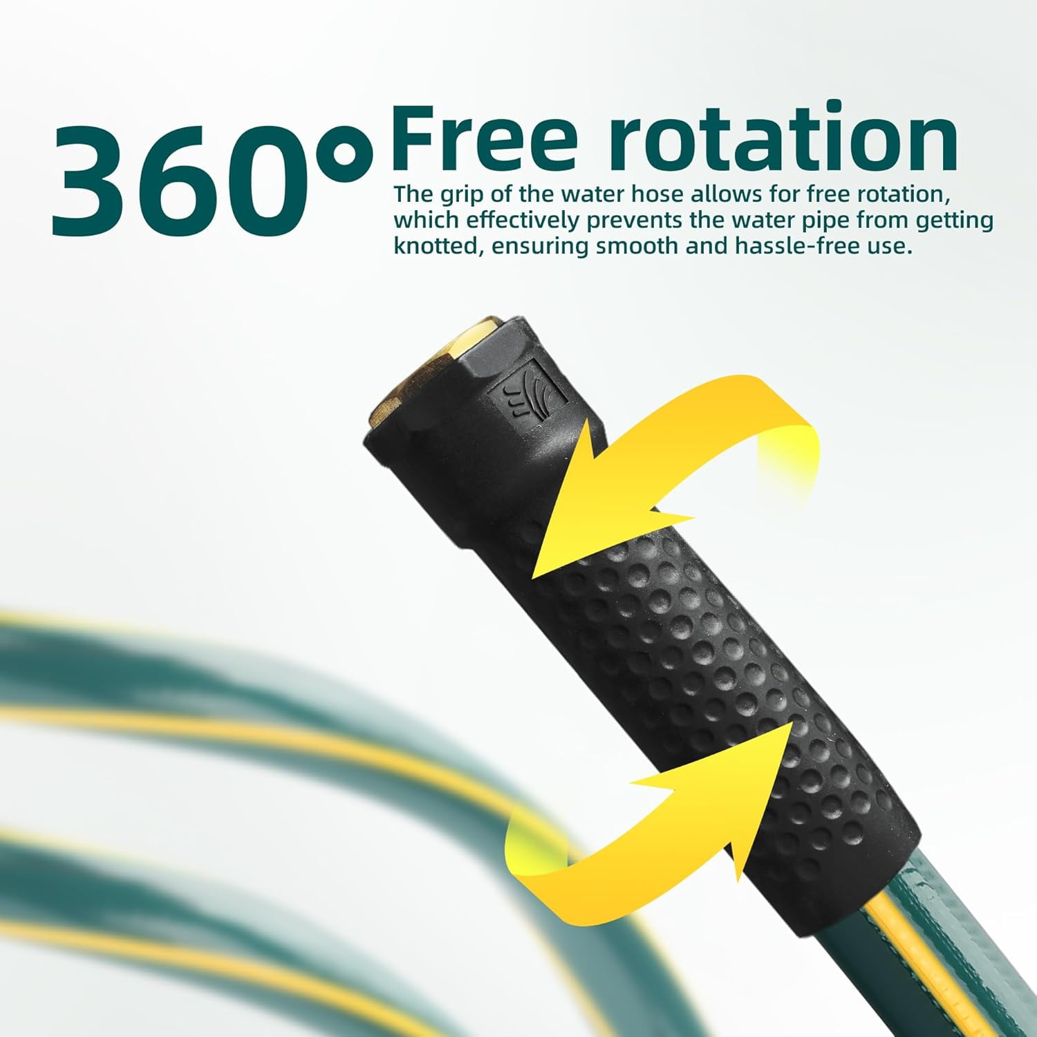 5/8 in. x 25 ft. Heavy Duty Garden Hose - Kink , No Leaking, Brass Aluminum Ends for Yard & Household