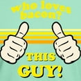 thumbnail image 3 of CafePress - This Guy Loves Bacon! T Shirt - Men's Classic Graphic Cotton T-Shirt, 3 of 4