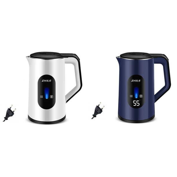 3L Acero Inoxidable Té Eléctrico Hervidor Automático Caldera 1500w () Blanca