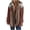 Wine, variant on Hooded Jacket Women Casual Corduroy Color Block Patchwork Drawstring Button Long Sleeve Hooded Jacket For A Retro Casual Look Jackets For Women