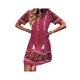 thumbnail image 3 of VISgogo Vestido bohemio para mujer, estampado de flores, manga corta, cuello en V, ajuste holgado, vestido de vacaciones, S/M/L/XL VISgogo  moda, 3 of 7
