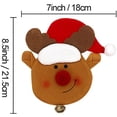thumbnail image 2 of Juego de 4 bolsas navideñas para cuchillos, tenedores y cubiertos, soporte para cubiertos navideños, bolsas de almacenamiento para cubiertos, decoración navideña (alce-grande), 2 of 5