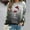 Grey, variant on Tetras Christmas Top for Women,Fashion Women's Casual Long Sleeve Round Neck Printed Ladies Hoodless Sweatshirt,Tops Blouse