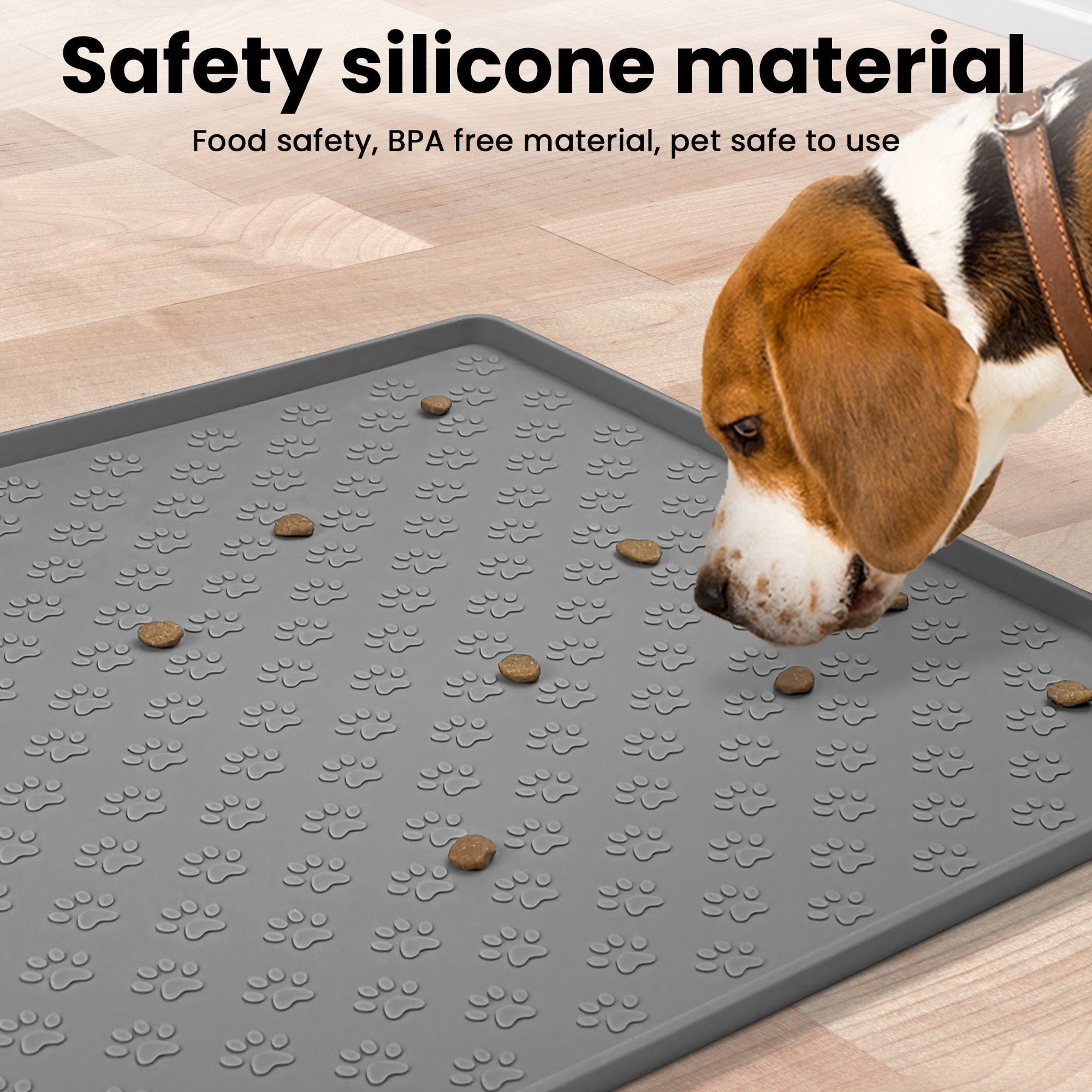 Pet Placemat Waterproof Leak Proof Dog Feeding Mat Bone - Temu