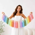 thumbnail image 7 of Orangide Boho Tassel Garland 59 Inch with Wooden Beads and Macrame Fringe, Colorful Yarn Bunting for Nursery, Bedroom, and Party Decor, Perfect for Boho Wall Hanging and Baby Shower, 7 of 7