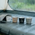 thumbnail image 3 of TIELUTT Verre à Shot de Camping Durable Réutilisable en Acier Inoxydable Tasse à Boire Extérieure pour Randonnée Sac à Dos Tasses en Bois pour Boire Ensemble Tasses à Café en Céramique avec Couvercles Petites Tasses à Café Ensemble Extérieur, 3 of 7