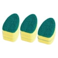 thumbnail image 1 of Repuestos para de Ptos de Resistencia Cabezal de Esponja Cepillo para Ptos Almohadil de Repuesto Cocina Sunnimix cabezal de esponja de recarga de varita de plato, 1 of 7
