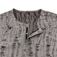 thumbnail image 3 of Hiiyo Men's Ripped Short Sleeve T Shirt, Sizes S-XXL, 3 of 4