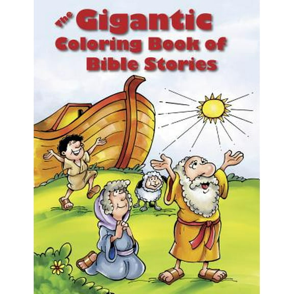 Pre-Owned The Gigantic Coloring Book of Bible Stories (Paperback 9781414394985) by Tyndale (Creator)