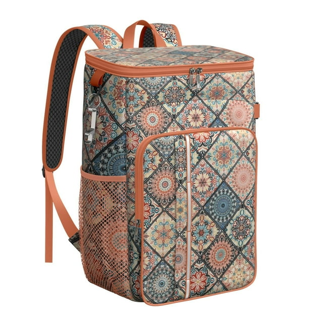 Rustic Home Decor Artistic Home Accents Cooler Backpack - 20L Insulated Leakproof Lunch Bag