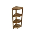 thumbnail image 4 of EcoDecors® SnazzyCorner® 38" Teak Wood 4-Tier Corner Shelf in EarthyTeak Finish, 4 of 11
