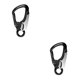 thumbnail image 3 of Greeniant 35KN Safety Snap Hook Clip Rock Fall Abseiling Climbing  Arrest Carabiner Negro 2piezas, 3 of 6