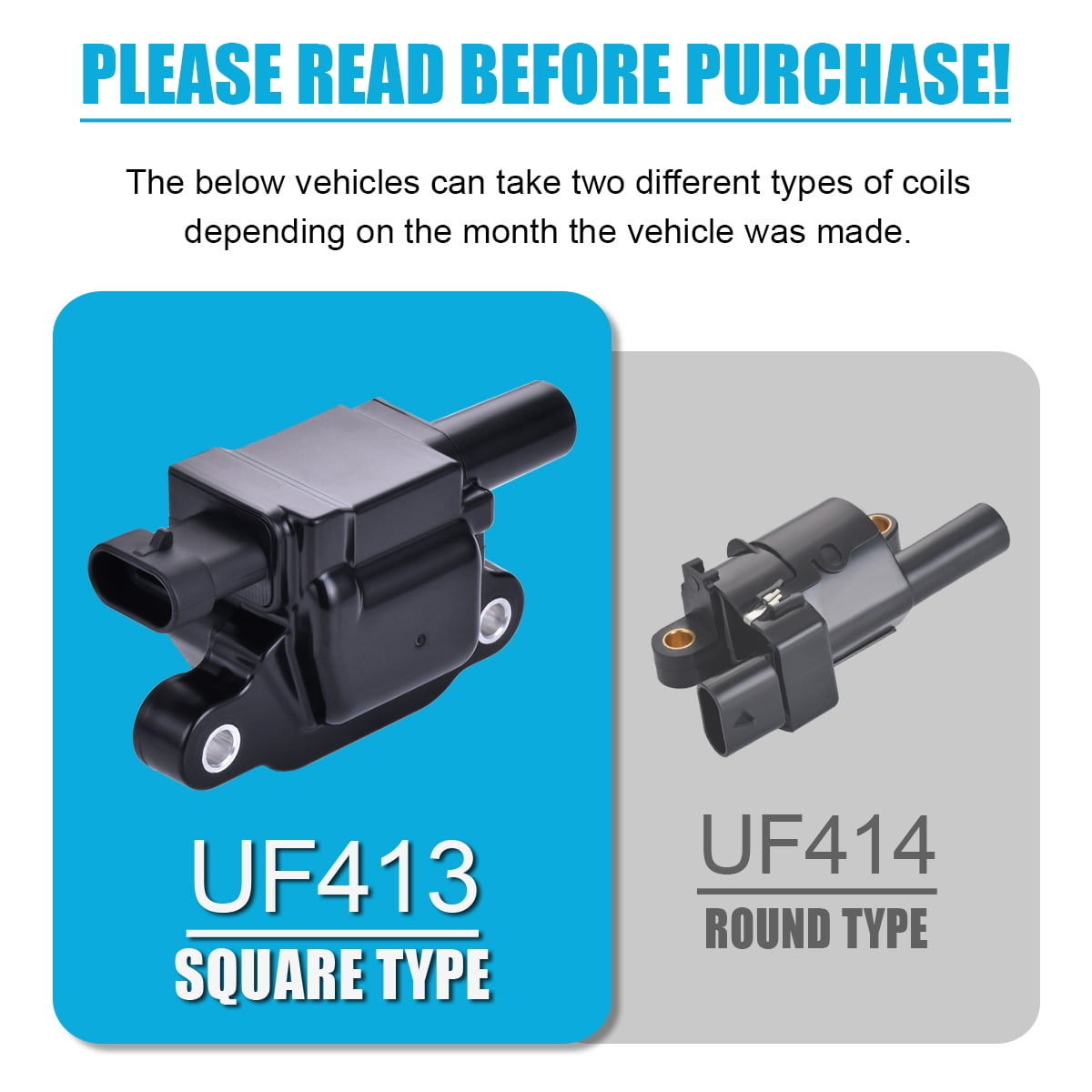 Performance Master 8pcs UF413 Ignition Coil & Spark Plug and 8.5mm Wires Set & Free MAS 5g Anti-Seize Lubrica Compatible with Buick Cadillac Chevy GMC Hummer Express 2500 5.3L 6.2L 6.0L 4.8L