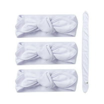 Craft Express Sublimation Printing Baby Products - Headband, White, Pkg of 4