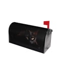 thumbnail image 3 of PHELIKA Black Cat Resting 01 Mailbox Covers Magnetic Mailbox Wraps Post Letter Box Cover Mailwrap Garden Home Decor Standard Size 25.5"H x 21"W, 3 of 8