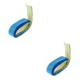 thumbnail image 1 of Transemion Anti Slip Racket Roll Tennis Handle Grip Wrap Tape Blue 110x2.5x0.2CM 2Set, 1 of 6