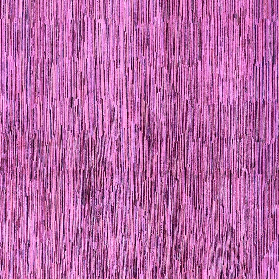 Ahgly Company Indoor Square Abstract Purple Modern Area Rugs, 6' Square