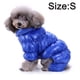 thumbnail image 2 of Abrigo de invierno para perros, ropa impermeable para mascotas, resistente al viento, DZ159, azul S, 2 of 5