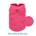 thumbnail image 6 of Deago Dog Fleece Vest Cold Weather Warm Pullover Sweater Soft Stretchy Puppy Turtleneck Coat Jacket Pet Winter Clothes for Small Medium Dogs Cats - Pink, L, 6 of 7