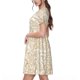 thumbnail image 2 of Balery Plant Vestidos sueltos de manga corta para mujer, vestidos de verano 2025, vestidos casuales de corte A con vuelo., 2 of 6