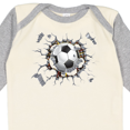 thumbnail image 4 of Inktastic Soccer Breakthrough Boys or Girls Long Sleeve Baby Bodysuit, 4 of 5
