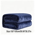 thumbnail image 3 of Super Soft Fleece Throw Blanket Thick Warm Flannel Blanket Cozy Plush Blanket for Sofa Couch Bed Living Room Christmas Thanksgiving Home Decor(Navy-S), 3 of 8