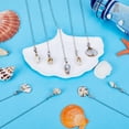 thumbnail image 4 of 6 Style Seashell Ceiling Fan Pull Chain Extender Charm Pendant Ocean Boho Adjustable Decorative 12.6in Extension Connector Replacement Hanging Ornaments for Lighting Lamp Decor Seashell Color 1set, 4 of 9