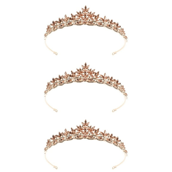 3 Pieces Bride Veil Bachelorette Party Crown Girl Headband