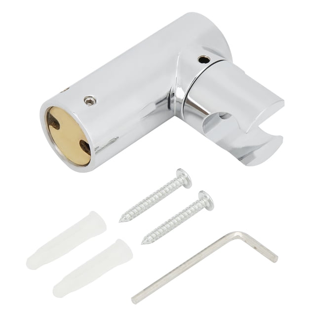 VOBOR 360 Degrees Rotation Copper Household Bathroom Handheld Shower Head Round Holder Bracket Stand