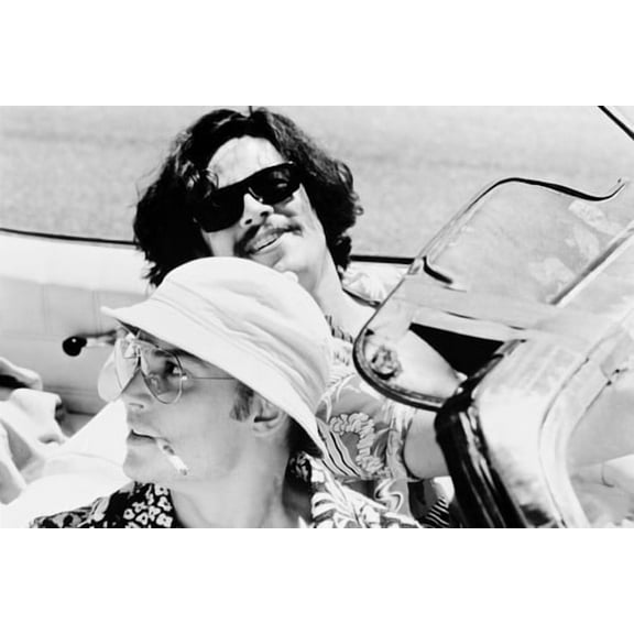 JOHNNY DEPP B&W PHOTO FEAR AND LOATHING IN LAS VEGAS