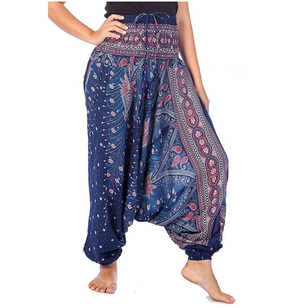 Bohemian Print Women Oversized Harem 
