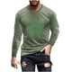 thumbnail image 2 of Blusas y camisas de manga larga y cuello redondo para hombre, camisetas casuales con estampado de moda y cuello redondo, blusas de licra de manga corta para hombre., 2 of 5
