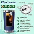 thumbnail image 3 of Retirement Gifts for Men - Funny Retired Gifts for Men, Husband, Dad, Coworker, Boss, Friends - 2025 Happy Retirement Gag Gift, Cool Party Ideas Decoration - 20oz Navy Tumbler Cup With Gift Box, 3 of 6
