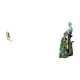 thumbnail image 6 of Dualoai Folding Wall Hook Organizer for Bathroom Closet Farmhouse Towels Robes with Elegant Peacock Statue Sculpture Collection for Bedroom Office Living Room Home Decoration, 6 of 8