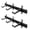 Black, variant on CD 5 Bike Wall Mount Adjustable Hook Hanger Storage Rack for MTB Road Bicycles