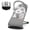 Light grey, variant on Baby Bouncer, Portable Baby Bouncer Seat for Babies 0-18 Months, 3 Modes of Use with Rocker & Stationary Options, Ergonomic Infant Chair with Hanging Toys Grey