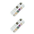thumbnail image 4 of Thinsony Natural Conch Chip Nail Sticker Set High Brightness Nail Decals Kit Manicure Beauty Supplies 2 2Set, 4 of 6