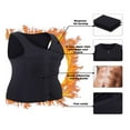 thumbnail image 4 of Men Slimming Neoprene Vest Sweat Body Shaper Waist Trainer Shapewear, 4 of 4