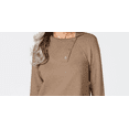 thumbnail image 2 of KAREN SCOTT Womens Blue Long Sleeve Jewel Neck Sweater Size: M, 2 of 3