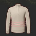 thumbnail image 7 of Mens Sweatshirt Under $10 Men's Dry-Fit Active Quarter Zip Long Sleeve Athletic Performance Pullover Fashion Stand Collar Elasticity Base Layer, 7 of 7