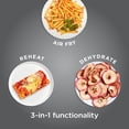 thumbnail image 5 of Ninja Air Fryer Pro XL 5-Qt, 3-in-1, 400°F Air Crisp Technology, Nonstick Crisper Plate, AF140WMWH White, 5 of 11