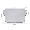 thumbnail image 4 of Universal Car Auto de Parabrisas PP Media Cubierta Película de Aluminio, 4 of 4