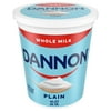 Dannon Plain Whole Milk Yogurt Quart, 32 oz